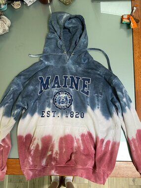 Tie-dye Maine All-American Hoodie